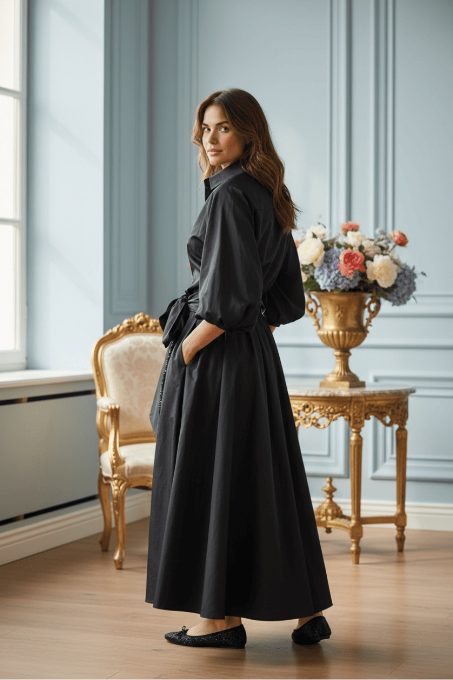 Noir Taffeta комплет 100% тафта