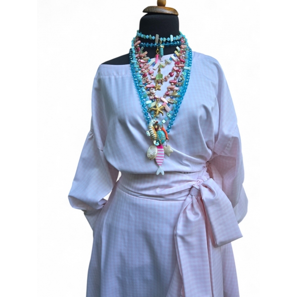 Pink Ode Cotton Blouse