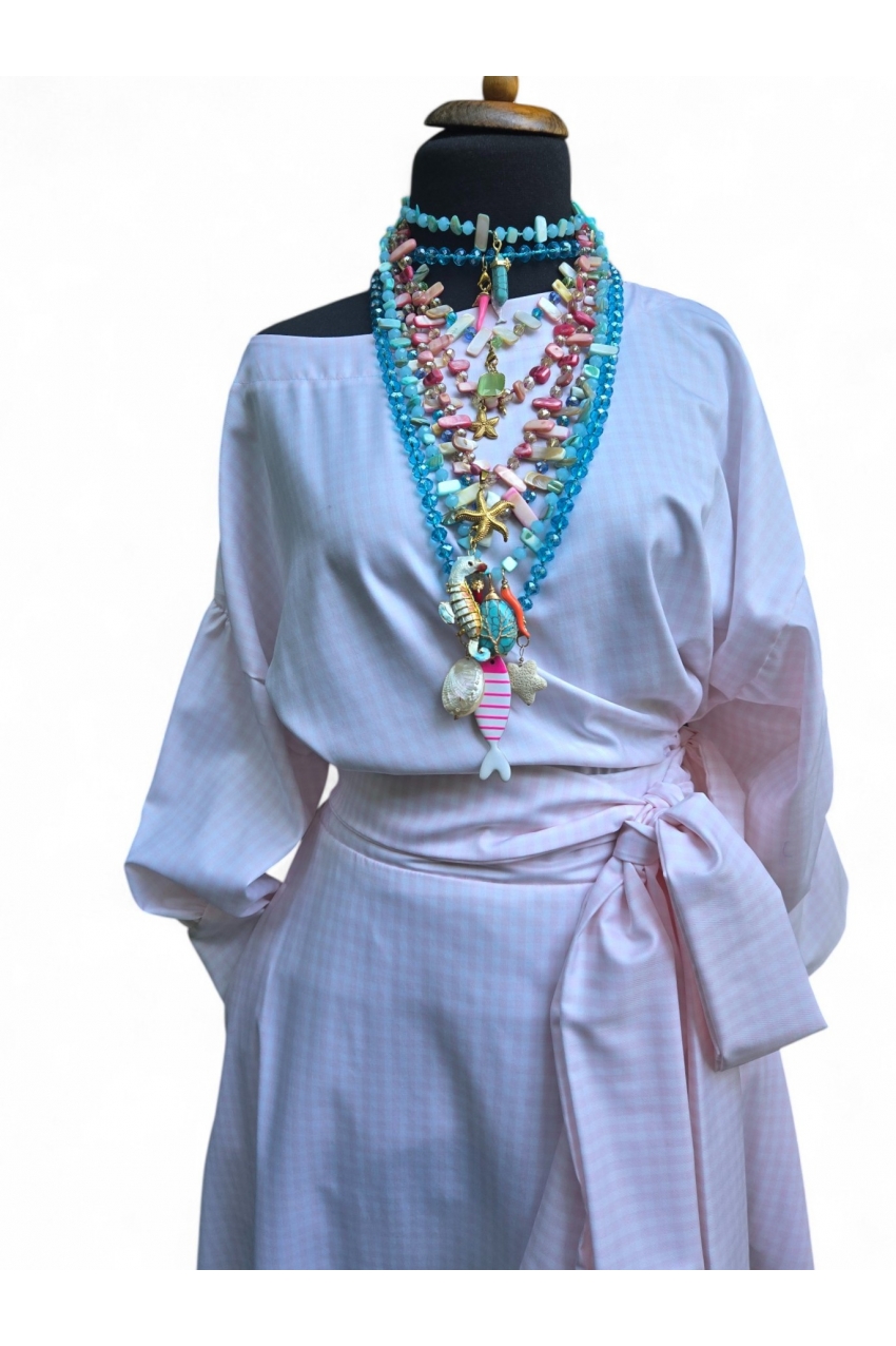 Pink Ode Cotton Blouse