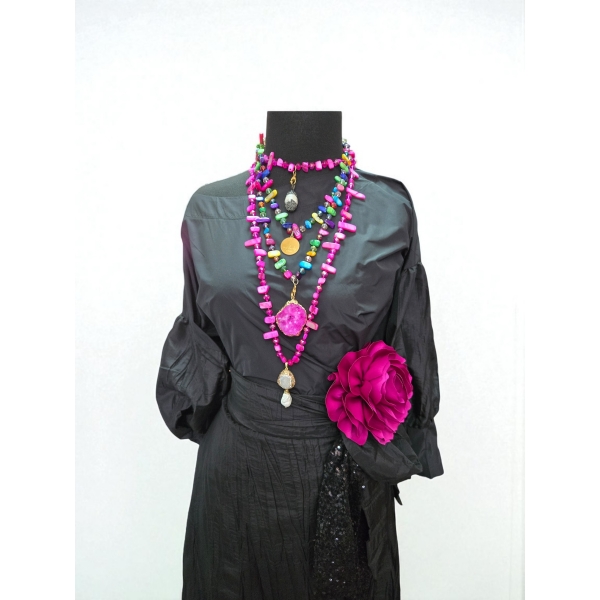 Комплет од Тафта Свила-Black Rose