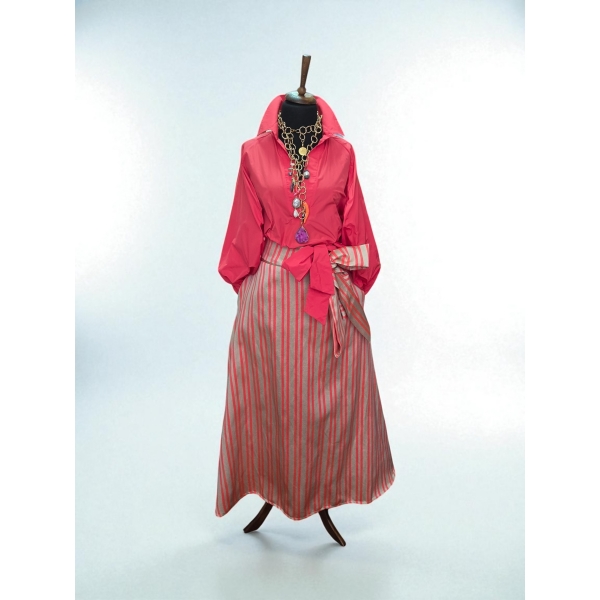 Coral Flame-Кошула од тафта свила