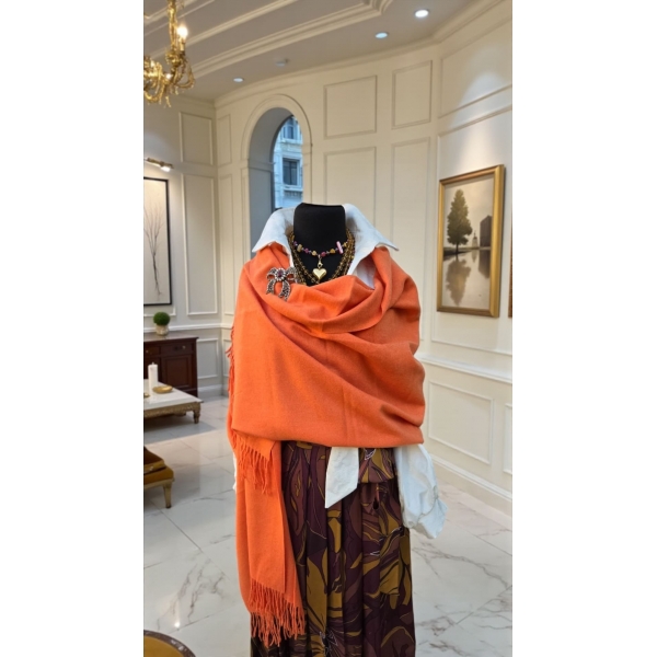Orange Cashmere Шал