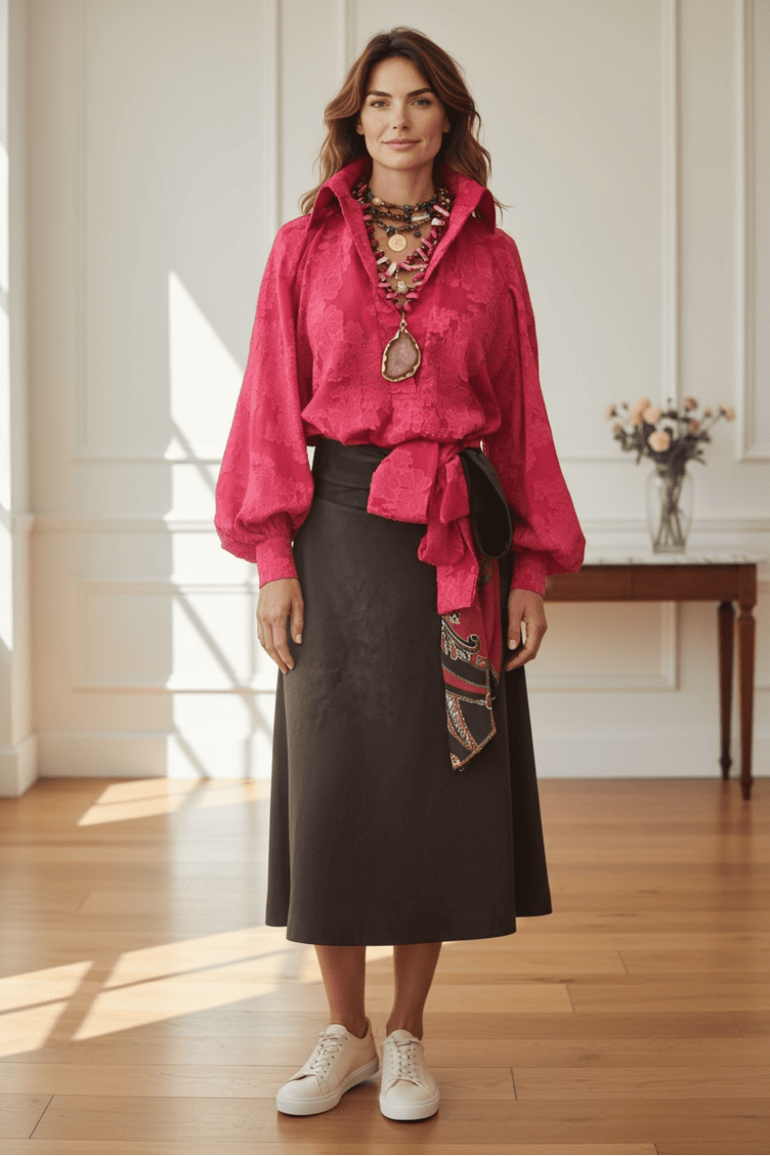 “The Heiress Coral” – кошула со врзување