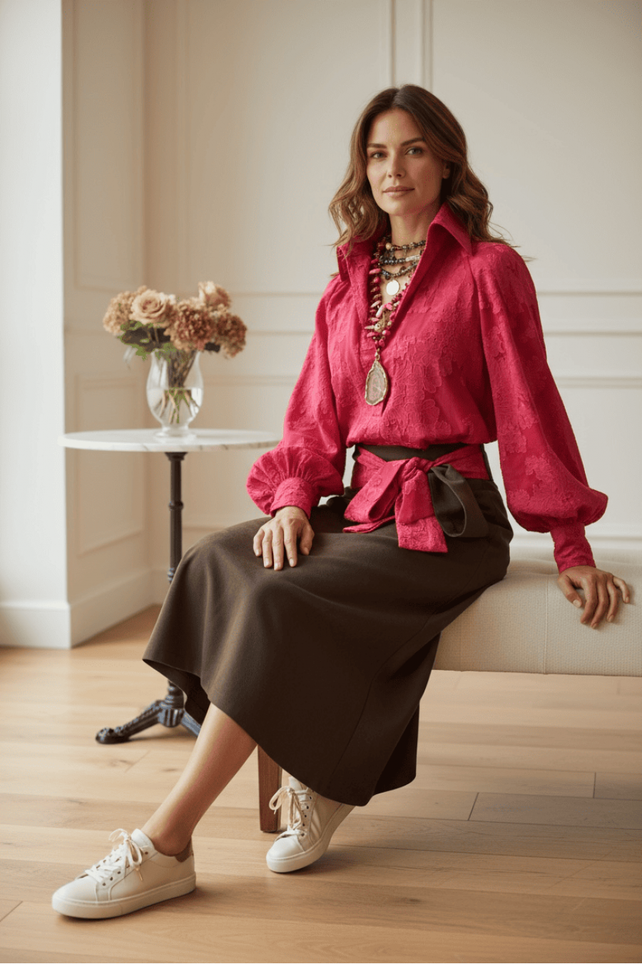 “The Heiress Coral” – кошула со врзување