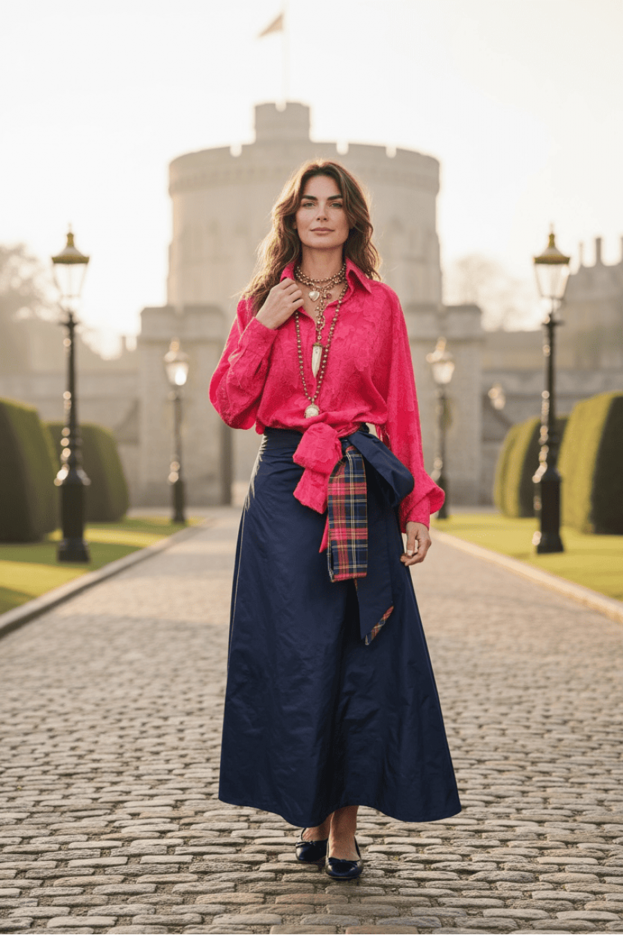 “The Heiress Coral” – кошула со врзување