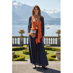 Blue Alpine Elegy – Плетен Кардиган