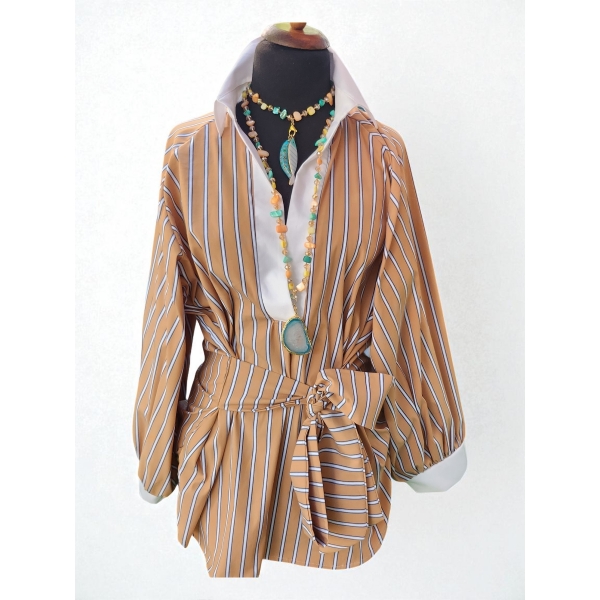 Caramel Stripe кошула