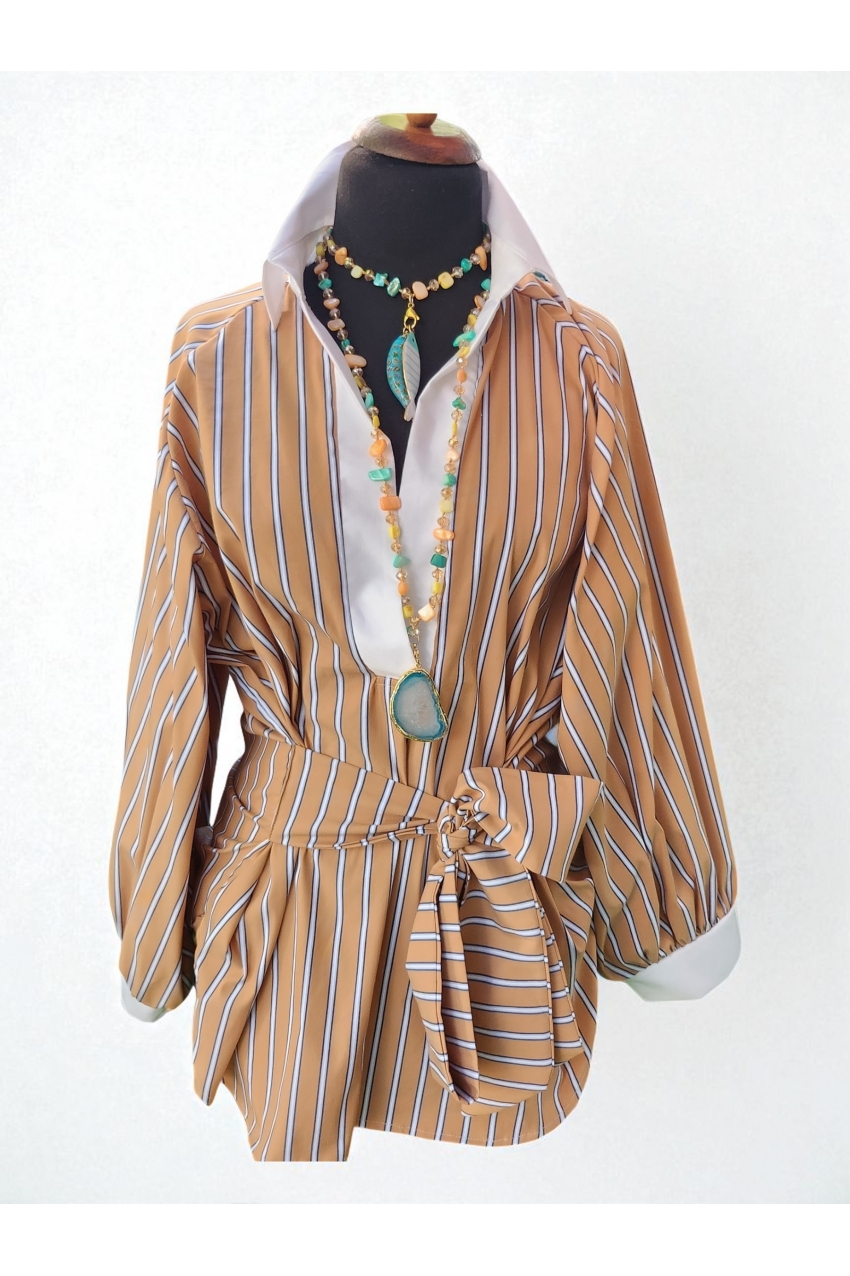 Caramel Stripe кошула