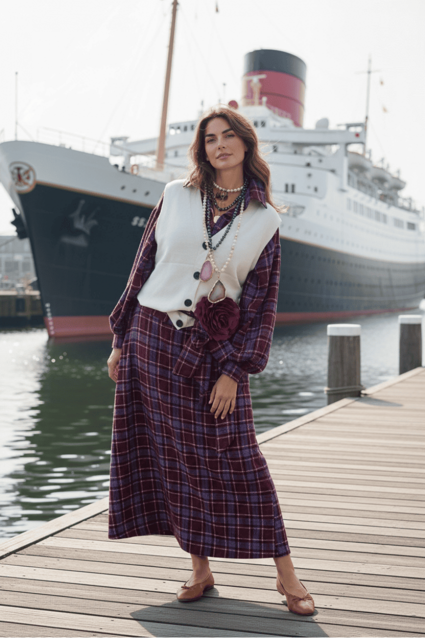 Ivory Voyage Плетен Елек